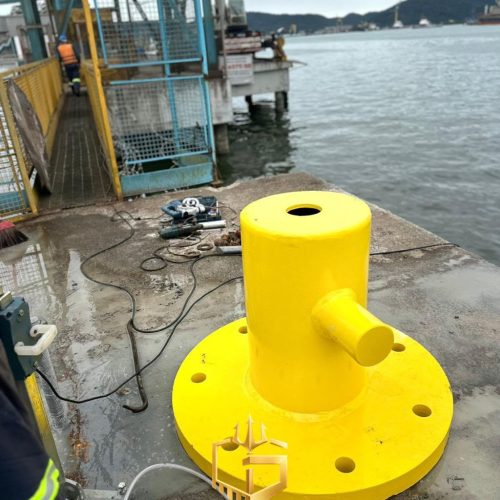 Manutenção em cabeços e ganchos de atracação_5